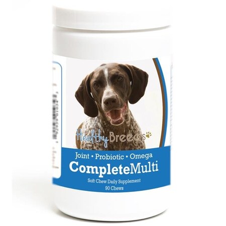 Healthy Breeds Healthy Breeds 192959010343 German Shorthaired Pointer all in one Multivitamin Soft Chew - 90 Count 192959010343